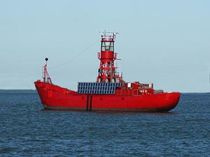 Lightship on station.