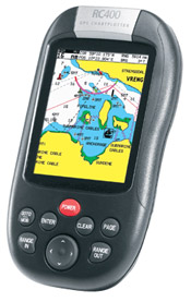 Reymarine RC400 handheld GPS.