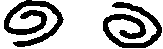 Symbol for eddies.