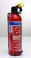 Dry powder extinguisher.