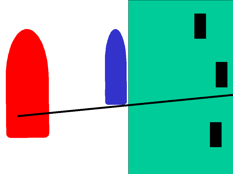 Use the forground and background to judge stopping.